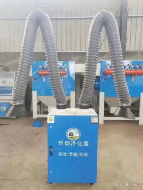 单臂焊烟净化器保养经过